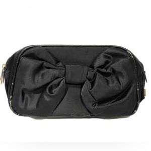 Dior Parfume Elegant Black Bow Clutch